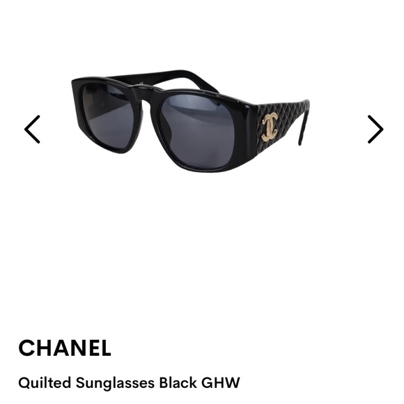 CHANEL Quilted black sunglasses - Picture 8 of 8